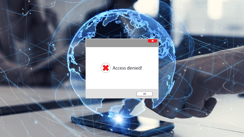 restricted people's access to the internet