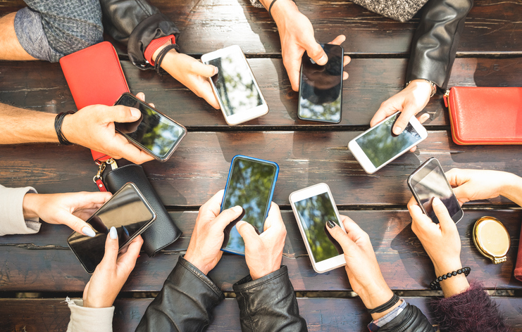 users' phones