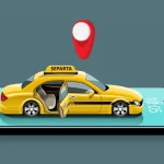 Internet taxis registration stations are organized in the squares and streets of the capital