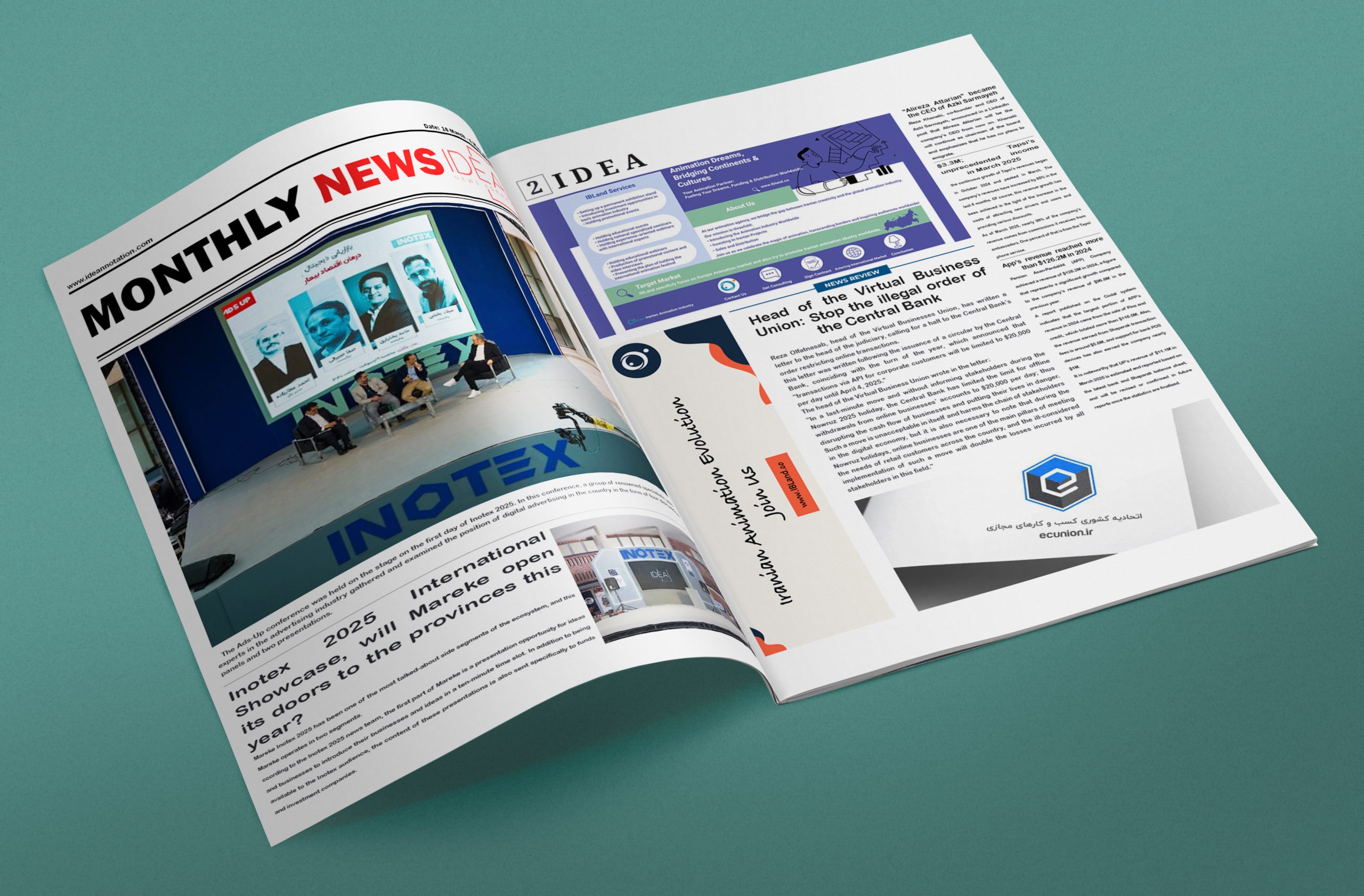 Monthly news from 18 March - 4 May
